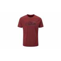 Футболка RAB MANTLE MOUNTAIN TEE oxblood red marl