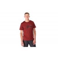 Футболка RAB MANTLE MOUNTAIN TEE oxblood red marl