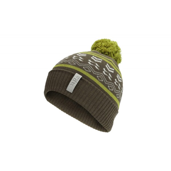 Шапка Rab KHROMA BOBBLE BEANIE army/aspen green