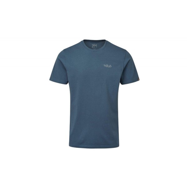 Футболка RAB STANCE MOUNTAIN PEAK TEE (QCB-66-OR) orion blue