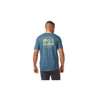 Футболка RAB STANCE MOUNTAIN PEAK TEE (QCB-66-OR) orion blue