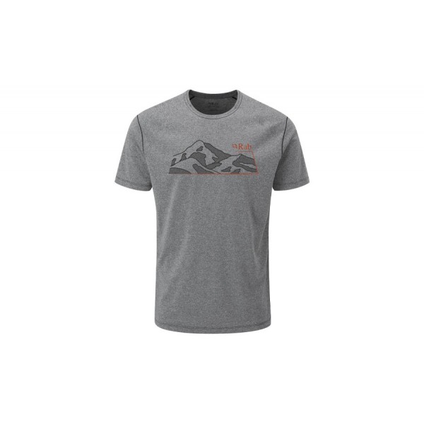 Футболка RAB MANTLE MOUNTAIN TEE beluga