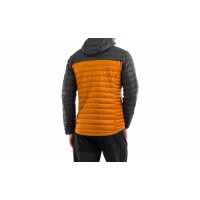 Куртка пуховая RAB MICROLIGHT ALPINE JACKET graphene/marmalade