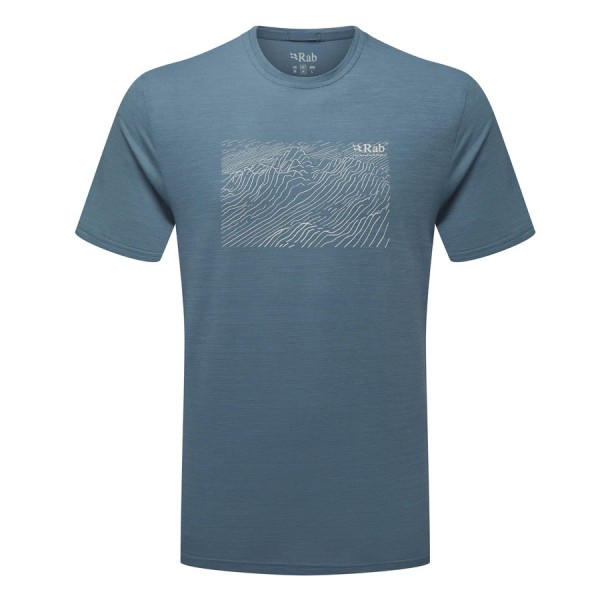Футболка RAB SYNCRINO RIDGE TEE (RB QFG-36-ORB) orion blue Футболка RAB SYNCRINO RIDGE TEE (RB QFG-36-ORB) orion blue