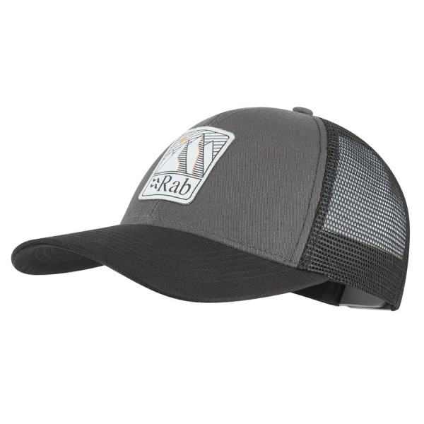 Кепка Rab DIHEDRAL BADGE CAP graphene/beluga Кепка Rab DIHEDRAL BADGE CAP graphene/beluga