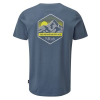 Футболка RAB STANCE MOUNTAIN PEAK TEE (QCB-66-OR) orion blue