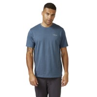 Футболка RAB STANCE MOUNTAIN PEAK TEE (QCB-66-OR) orion blue