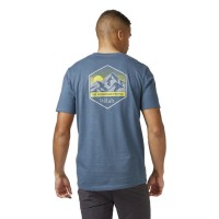 Футболка RAB STANCE MOUNTAIN PEAK TEE (QCB-66-OR) orion blue