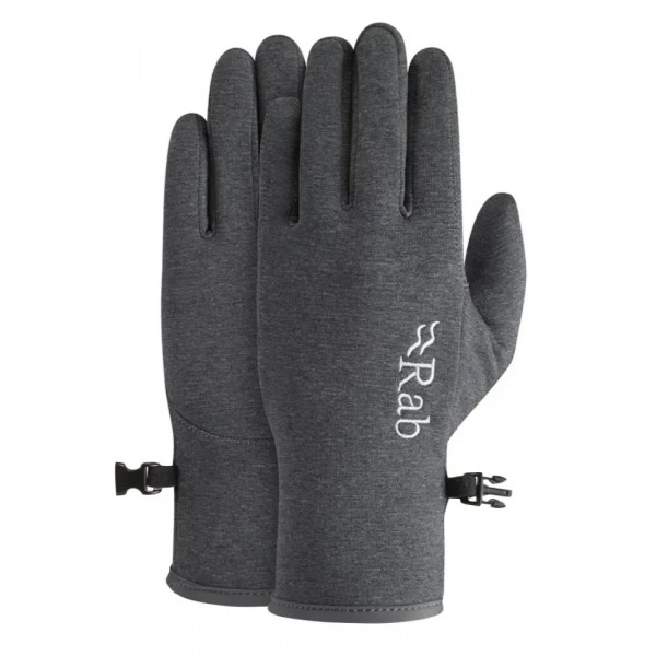 Рукавички Rab Geon Gloves, black/steel marl Рукавички Rab Geon Gloves, black/steel marl