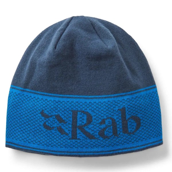 Шапка Rab Logo Band Beanie, tempest blue/maya blue Шапка Rab Logo Band Beanie, tempest blue/maya blue