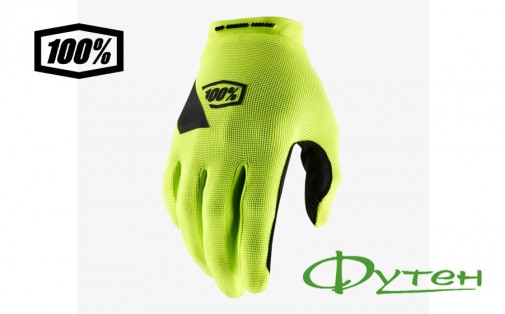 перчатки Ride 100% RIDECAMP Glove Fluo Yellow