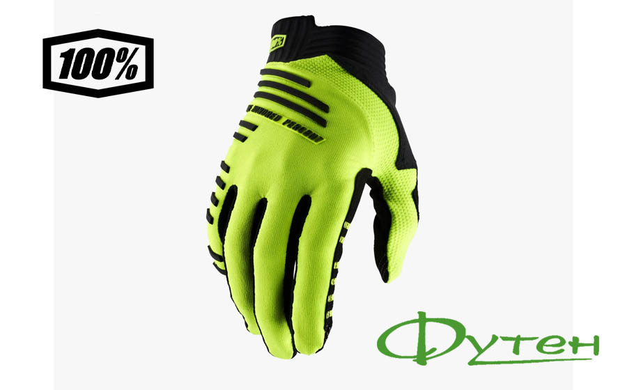 100% R-CORE Glove Fluo Yellow