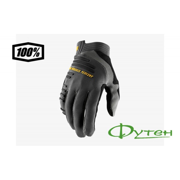 Велоперчатки Ride 100% R-CORE Glove Charcoal