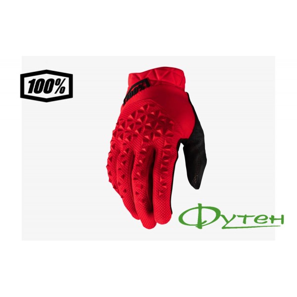 Велоперчатки Ride 100% GEOMATIC Glove Red