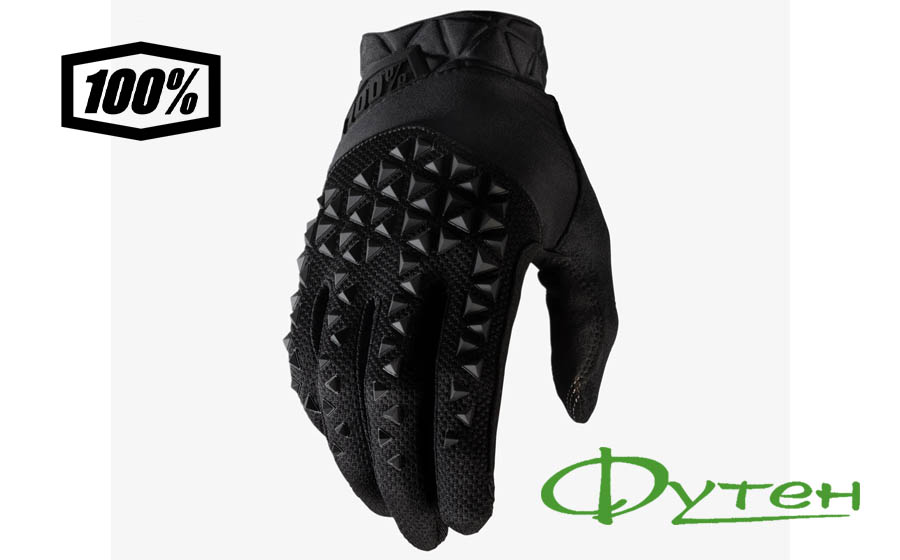 Велоперчатки 100% GEOMATIC Glove Black