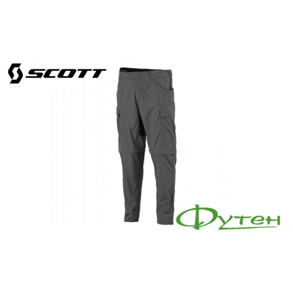 Велоштаны SCOTT PATH zip off серые XXL