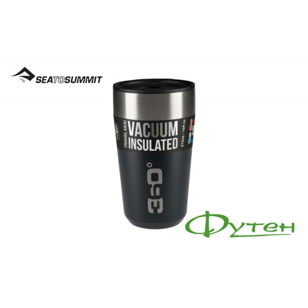 Термокружка Sea to Summit VACUUM INSULATED STAINLESS TRAVEL MUG black 475 мл