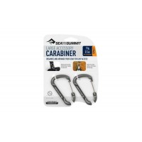 Карабины сувенирные Sea To Summit ACCESSORY CARABINER LARGE TITANIUM 2PCS