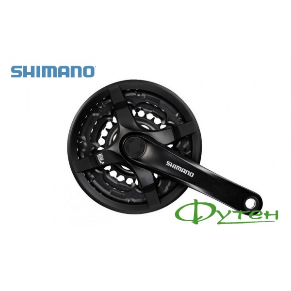 Шатуны велосипедные Shimano FC-TY501 24-34-42T 175 мм