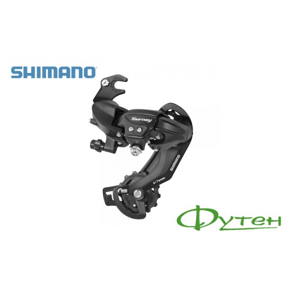 Перемикач задній Shimano TY-300B 7-к під крюк, чорний