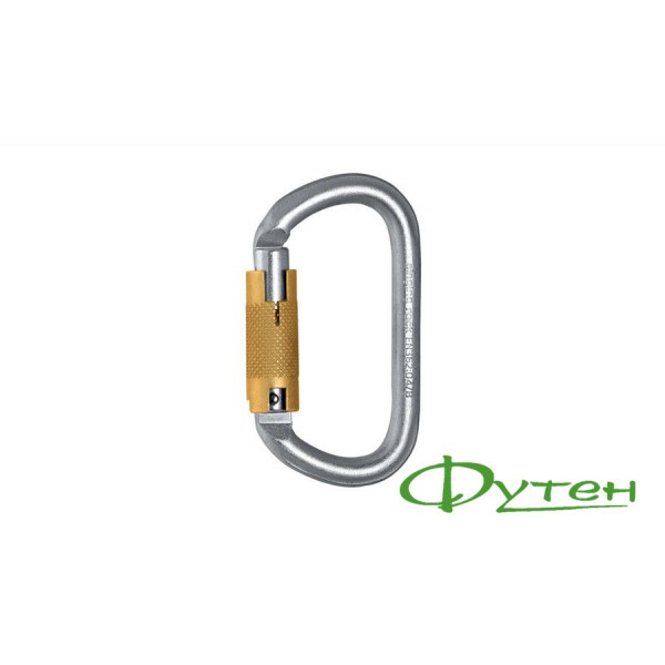 Карабін Singing Rock OVAL STEEL KEYLOCK TRIPLELOCK