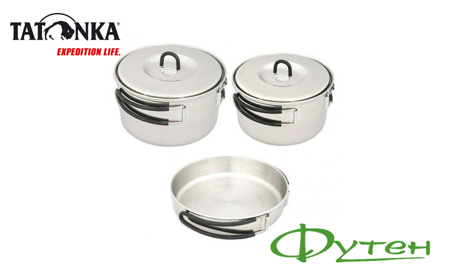 Набір посуду Tatonka COOKSET Regular silver