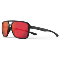 Очки Tifosi SALTO, Blackout с линзами Smoke Red Mirror