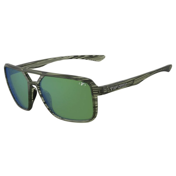 Очки Tifosi SALTO, Olive Stripe Fade с линзами Emerald Mirror Polarized
