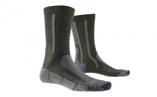 Термоноски X-socks COMBAT SILVER olive green/anthracite