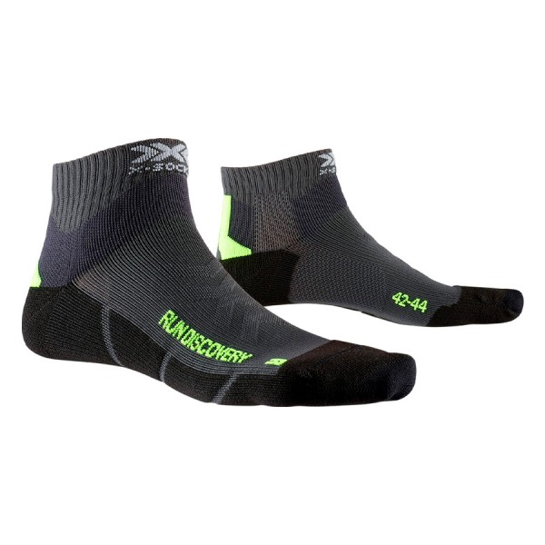 Шкарпетки X-socks RUN DISCOVERY 4.0 Men charcoal/phyton yellow/black