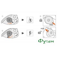 Страховочное устройство Petzl GRIGRI+ orange