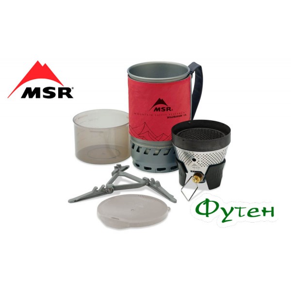 Газовая система приготовления пищи MSR WindBurner 1.0л Stove System Red