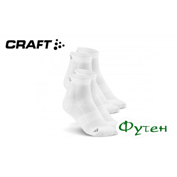 Шкарпетки unisex Craft COOL TRAINING 2 PACK SOCK white 2 пари