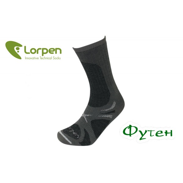 Термоноски для походов Lorpen HEAVY TREKKER charcoal