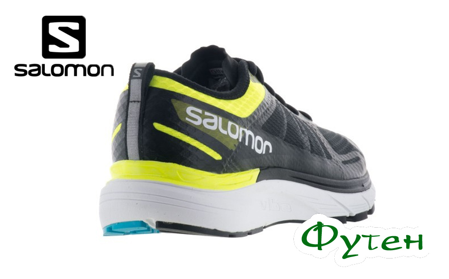 Кросівки чоловічі для бігу Salomon SONIC RA MAX safety yellow/black/blue bird