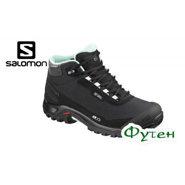 Черевики жіночі Salomon SHELTER CS WP black/black/eggshell blue