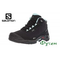 Ботинки женские Salomon SHELTER CS WP black/black/eggshell blue