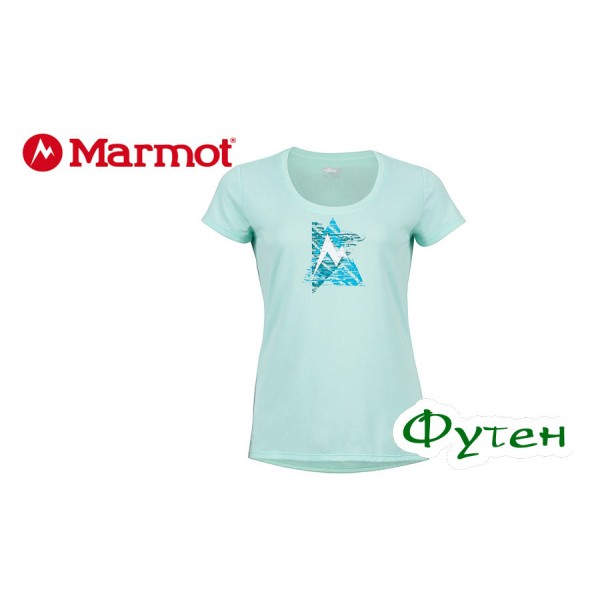 Женская футболка Marmot WMS POST TIME TEE clear sky