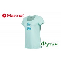 Женская футболка Marmot WMS POST TIME TEE clear sky