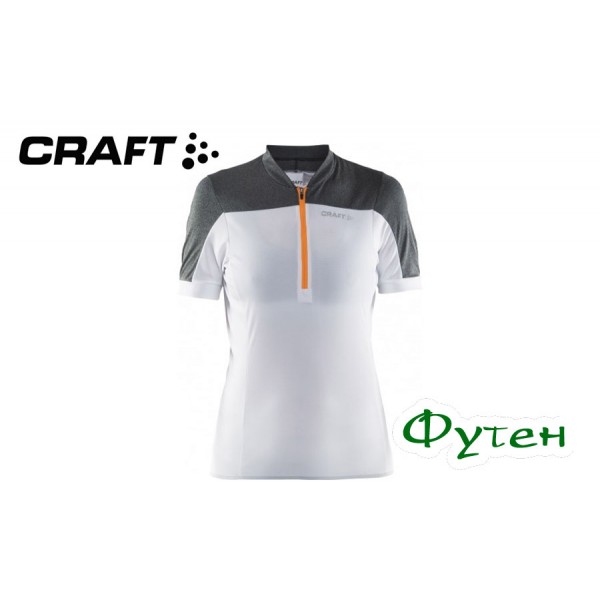 Женская джерси Craft MOTION JERSEY W white/dk grey melange 