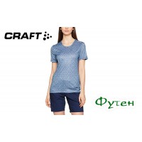 Женская футболка Craft MIND SS TEE P wire sea 