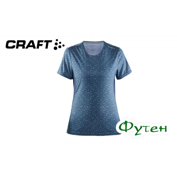 Женская футболка Craft MIND SS TEE P wire sea 