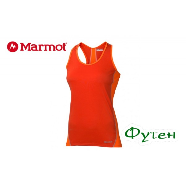 Майка женская летняя Marmot WMS ZEAL TANK coral sunset/bright orange M