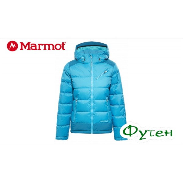 Пуховик жіночий Marmot SLING SHOT JKT aqua blue dark sea