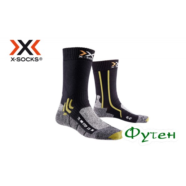 Термоноски треккинговые X-socks TREKKING AIR STEP 2.0 black/gren