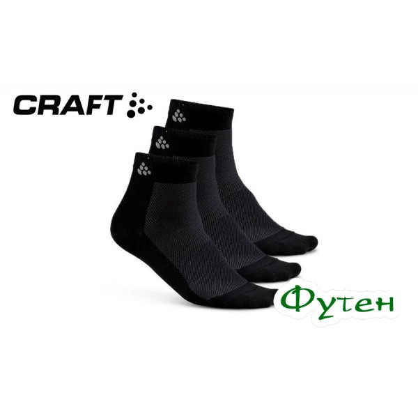 Шкарпетки Craft GREATNESS MID 3-PACK Sock black