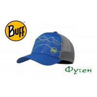 Кепка летняя Buff TRUCKER TECH CAP solid cape blue