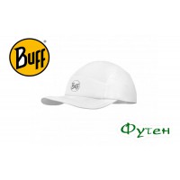 Кепка беговая Buff RUN CAP SOLID white