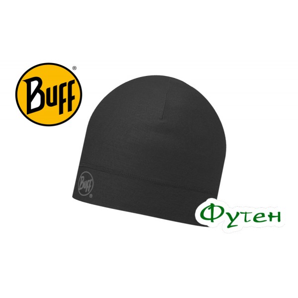 Шапка Buff MICROFIBER 1 LAYER HAT solid black