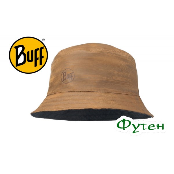 Панама Buff TRAVEL BUCKET HAT landscape desert-navy